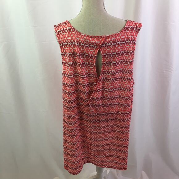 St. John's Bay Active Tank Top Coral Geo XL - Picture 7 of 13